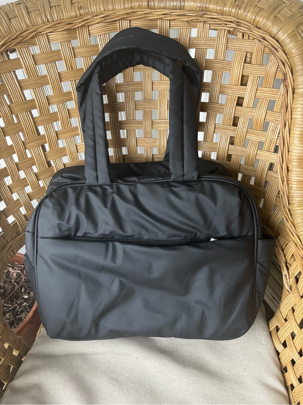 Black Quince Carry-on Tote Bag - Modern Everyday Travel Bag